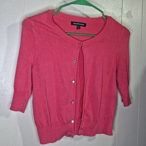 Express Women's Bright Pink Cardigan
